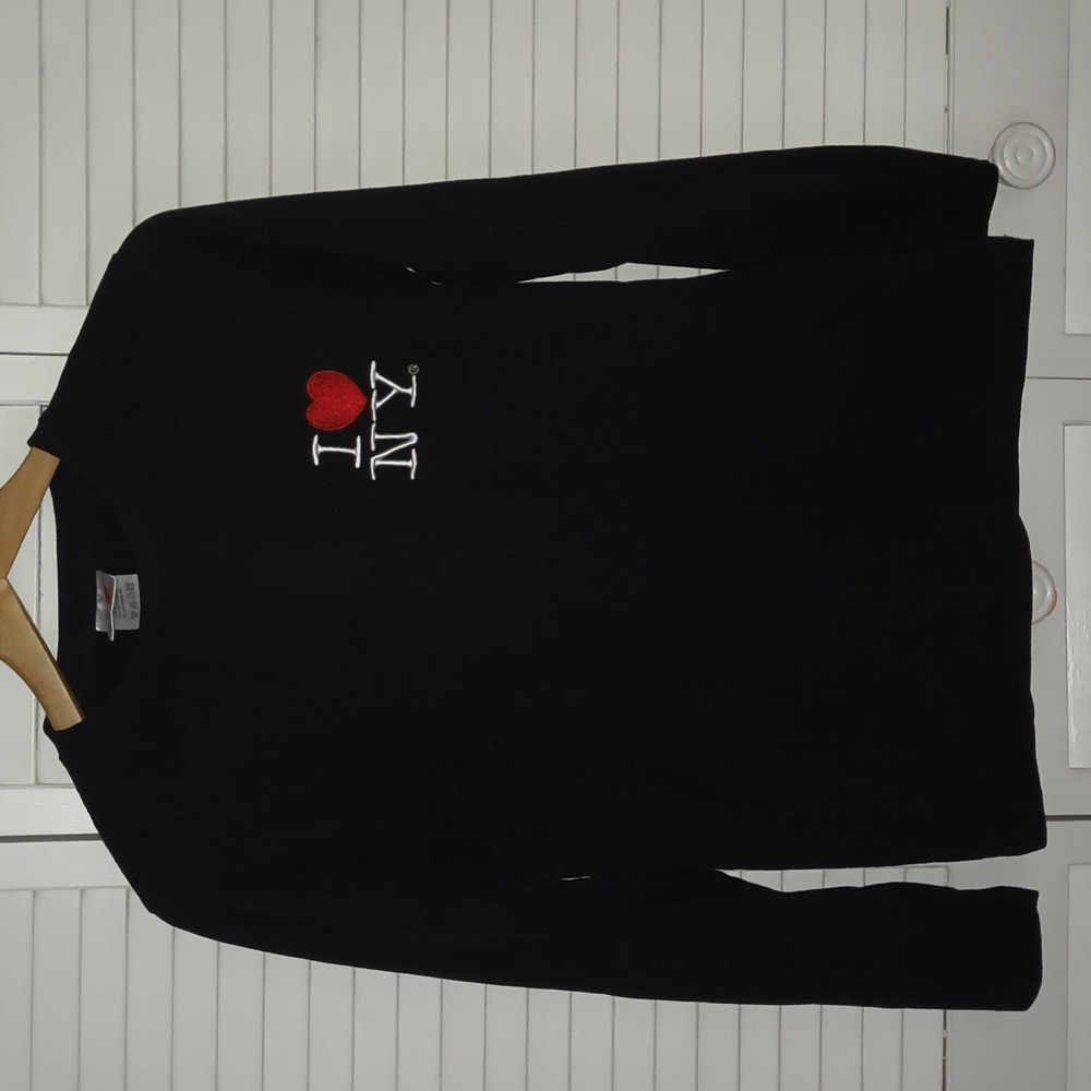 I Love NY Black Long Sleeve Tee